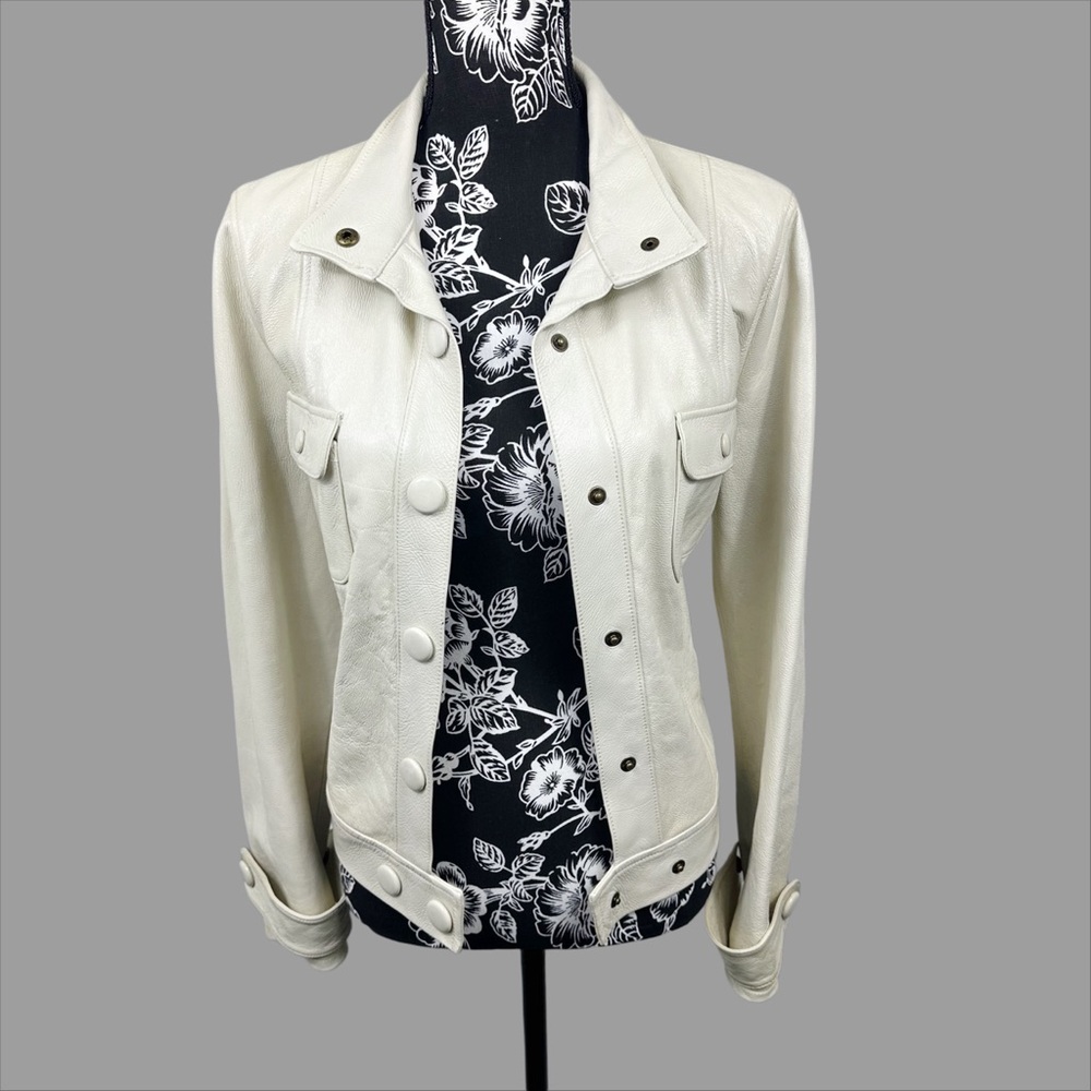 Vintage - FRAME Atelier - 100% Lamb Leather - Cropped Women’s Jacket